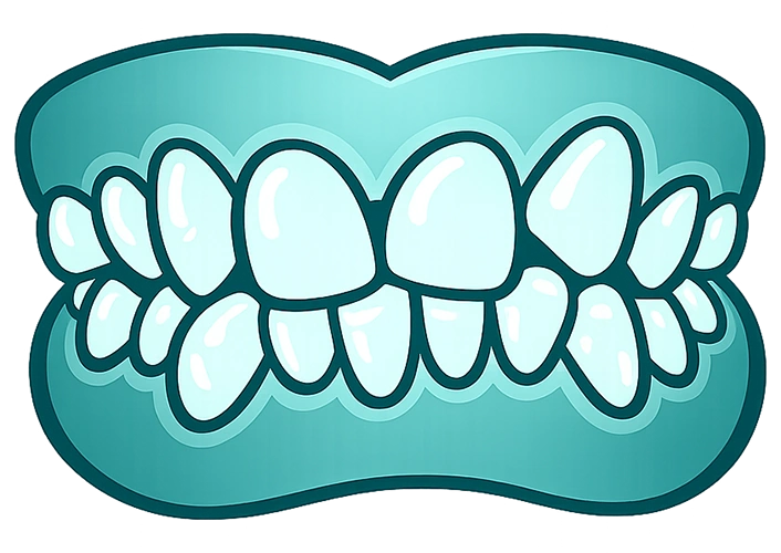 allineatori trasparenti per risolvere affollamento dentale